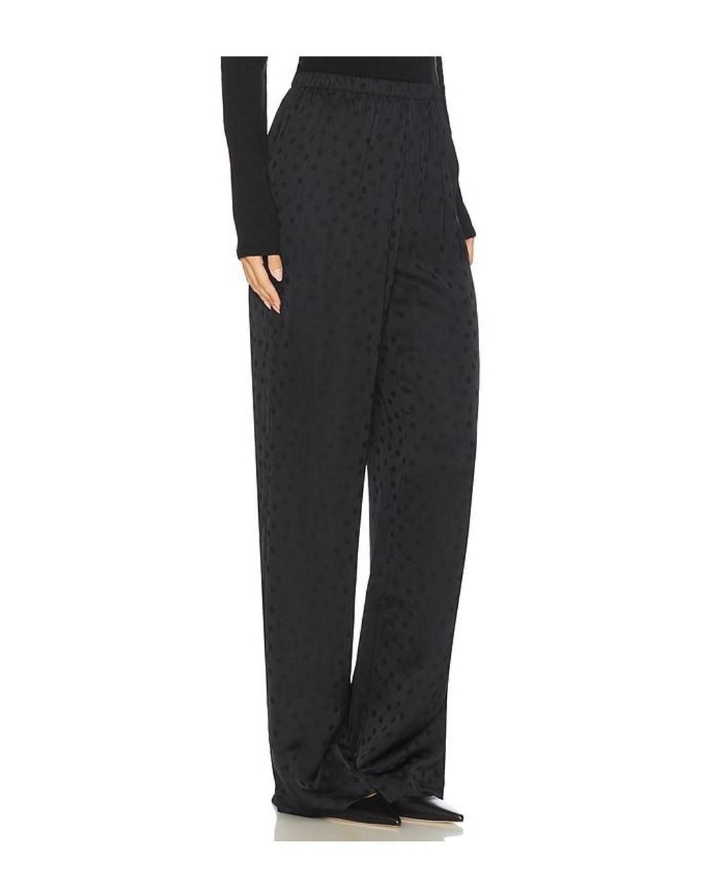 Anine Bing Black Elain Pant