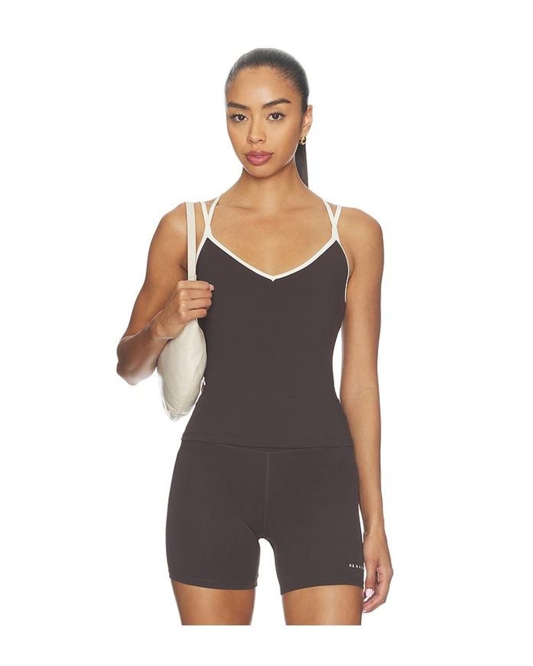 P.E Nation Brown Paramount Tank Top