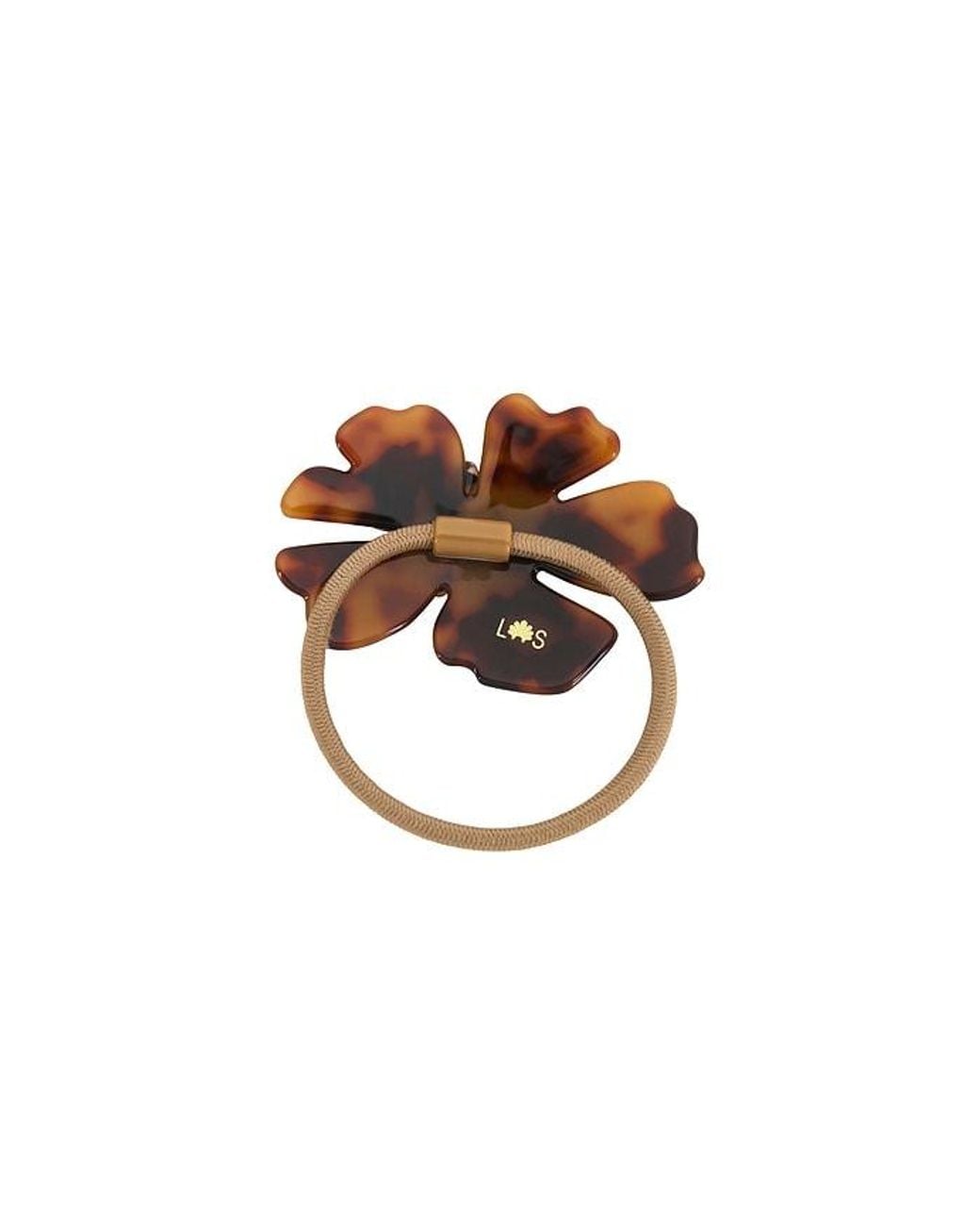 Lele Sadoughi Multicolor Hibiscus Genie Hair Tie