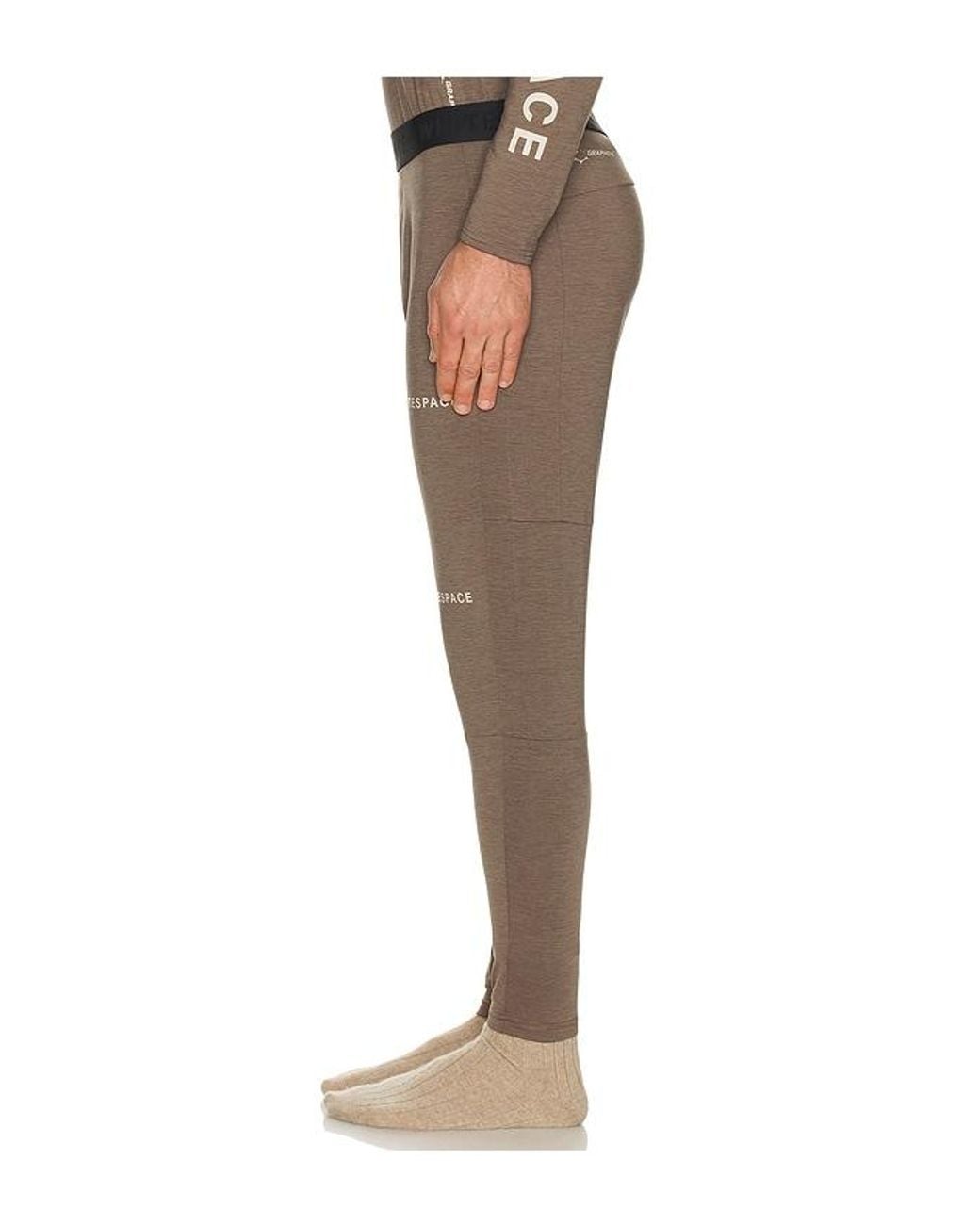White/space Gray Graphene Base Pants for men