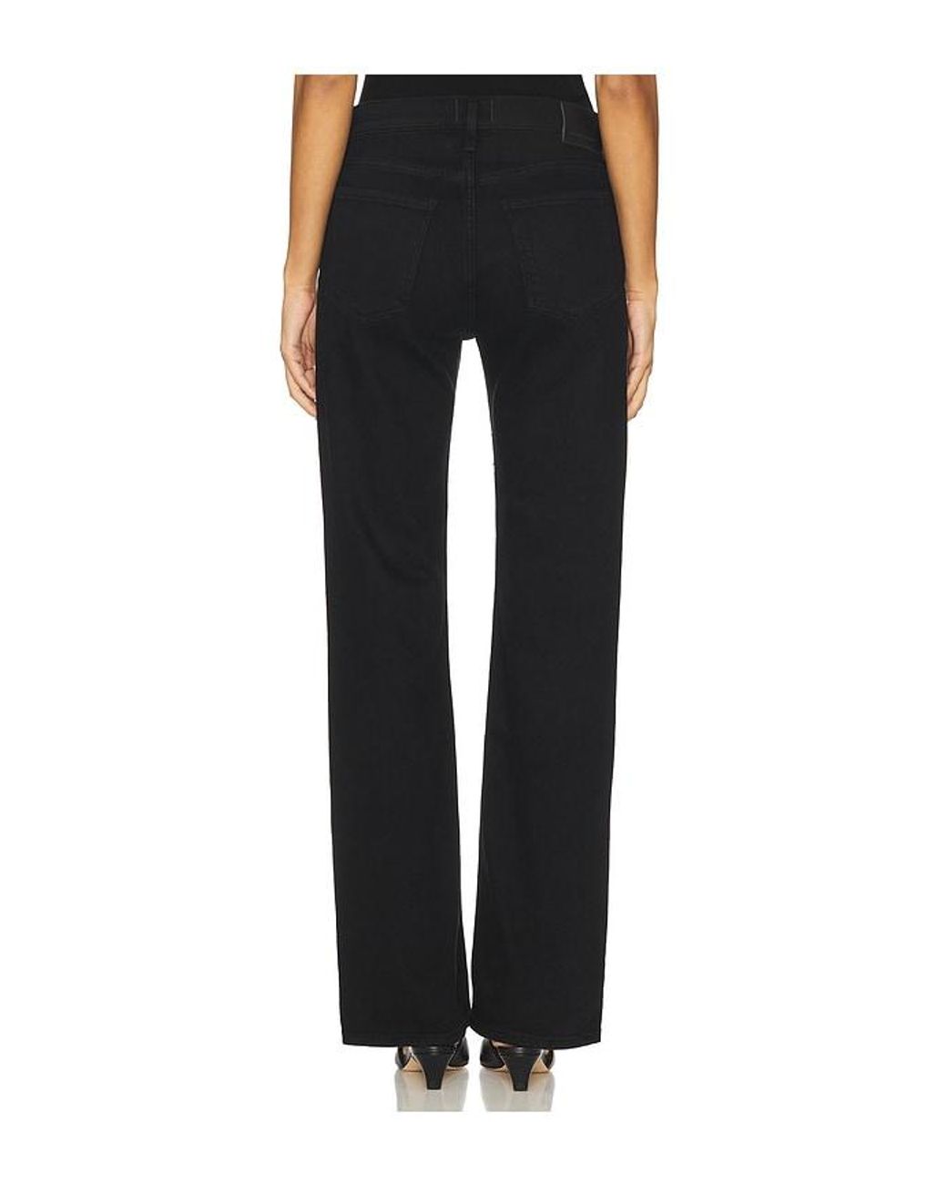 Citizens of Humanity Black Genova Cashmere Low Rise Boot Jeans
