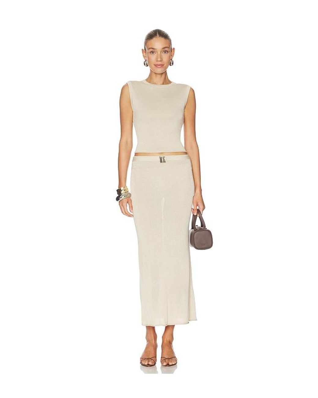La Porte Natural Sonya Knit Skirt