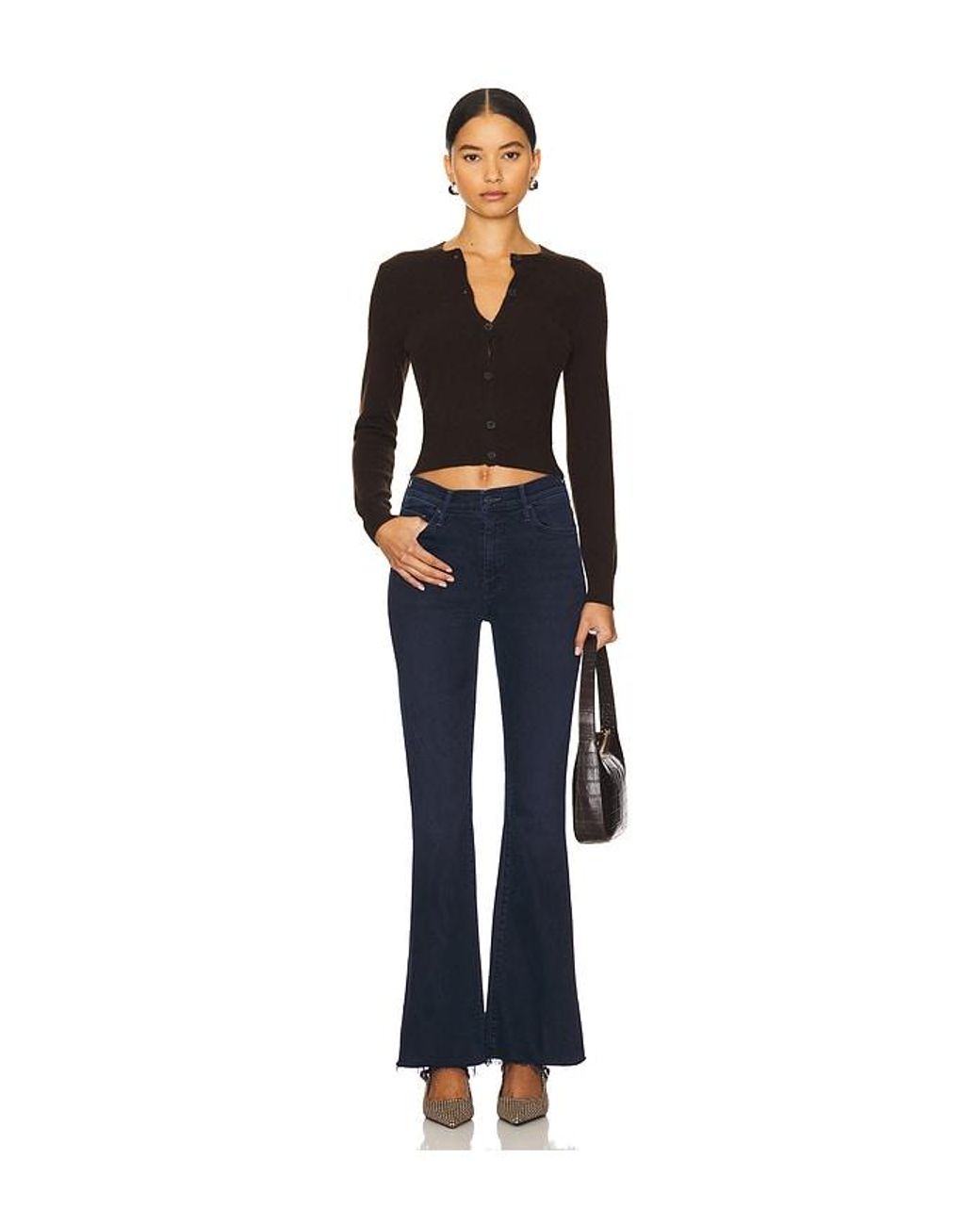 Mother Blue The Weekend Fray Jeans