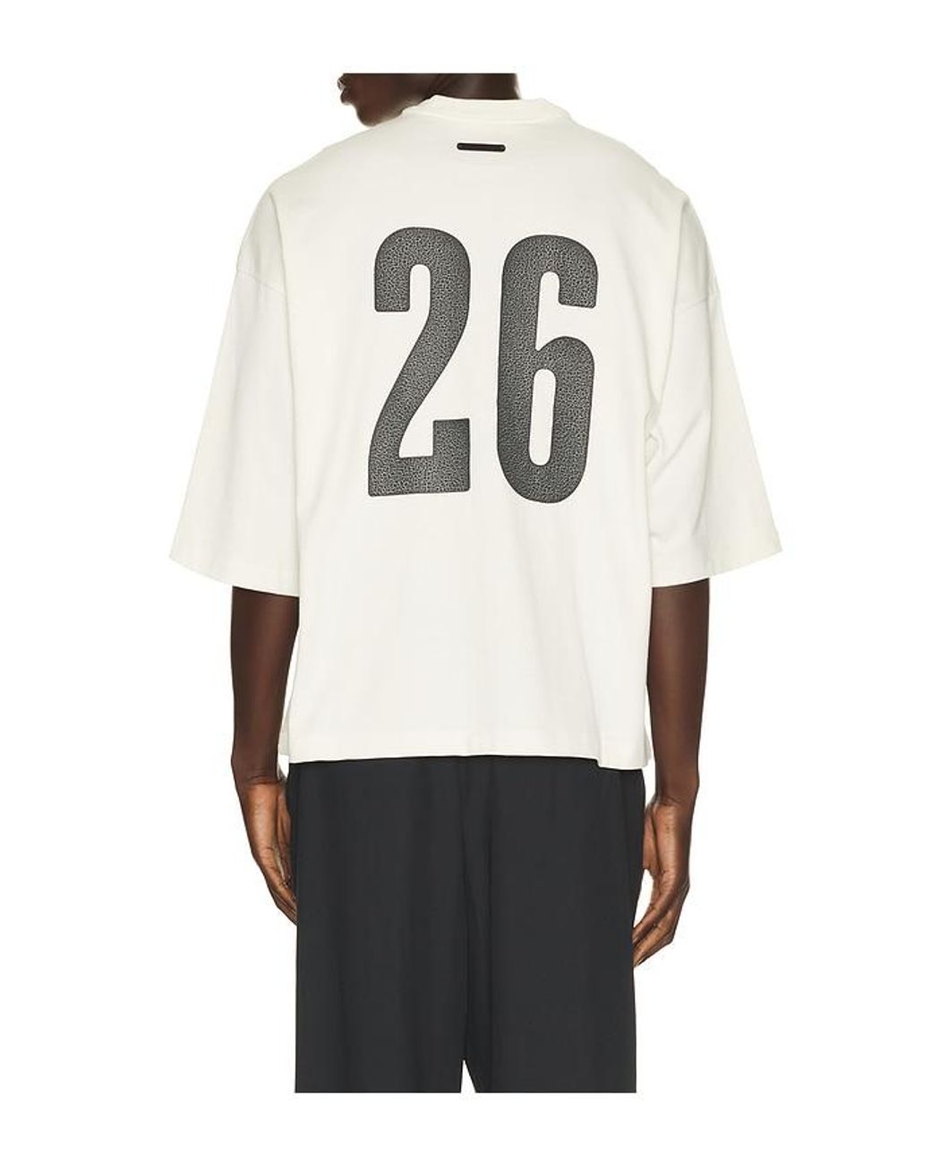 Fear Of God White Merch Tee for men