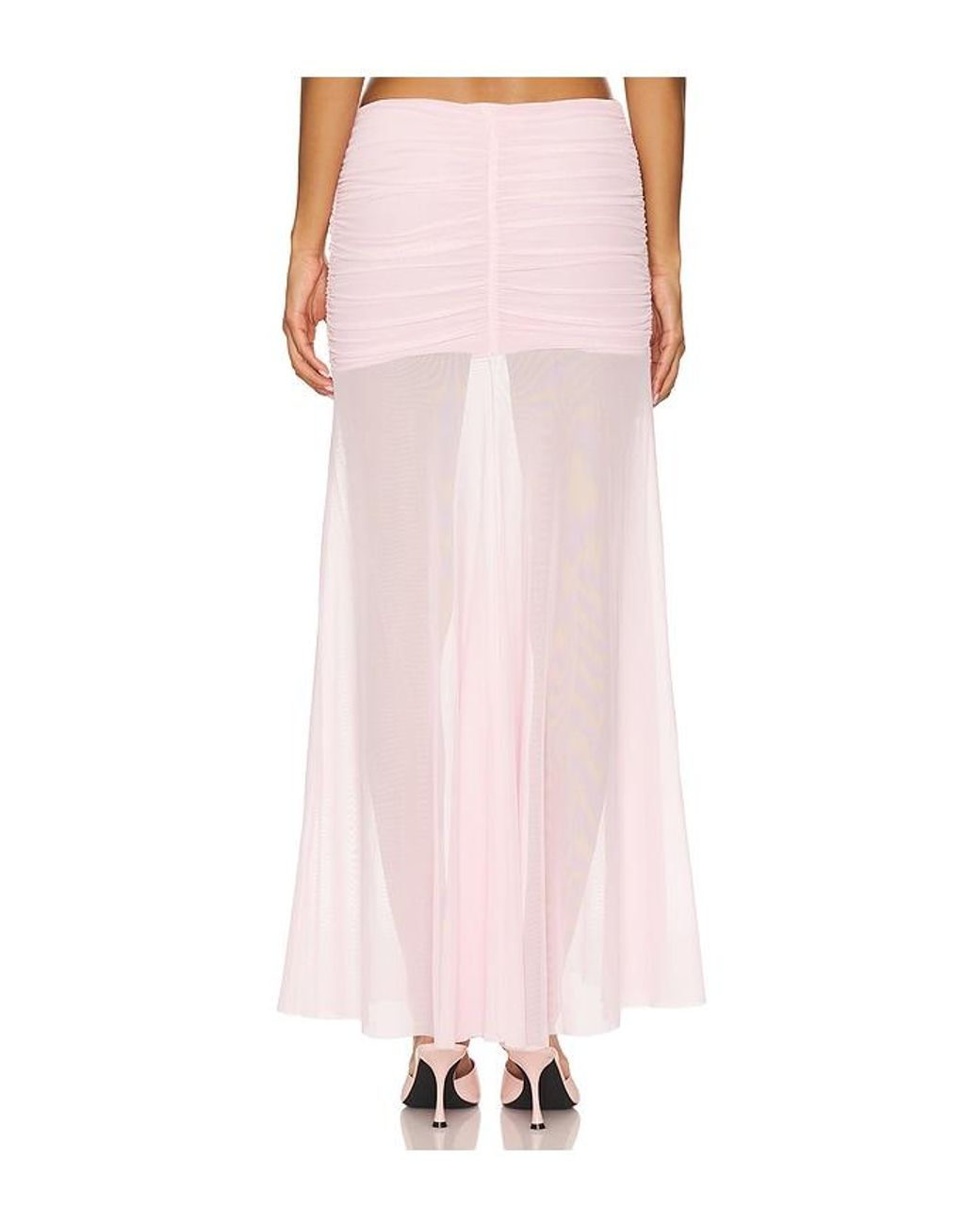 Amanda Uprichard Pink X Revolve Leo Skirt
