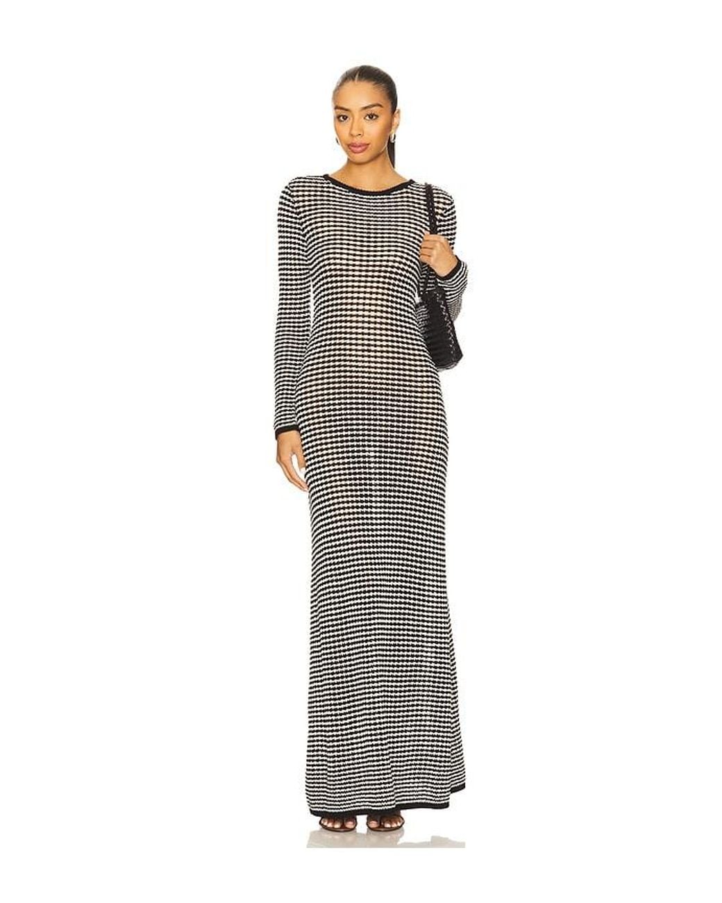 Lovers + Friends Gray Brienne Maxi Dress