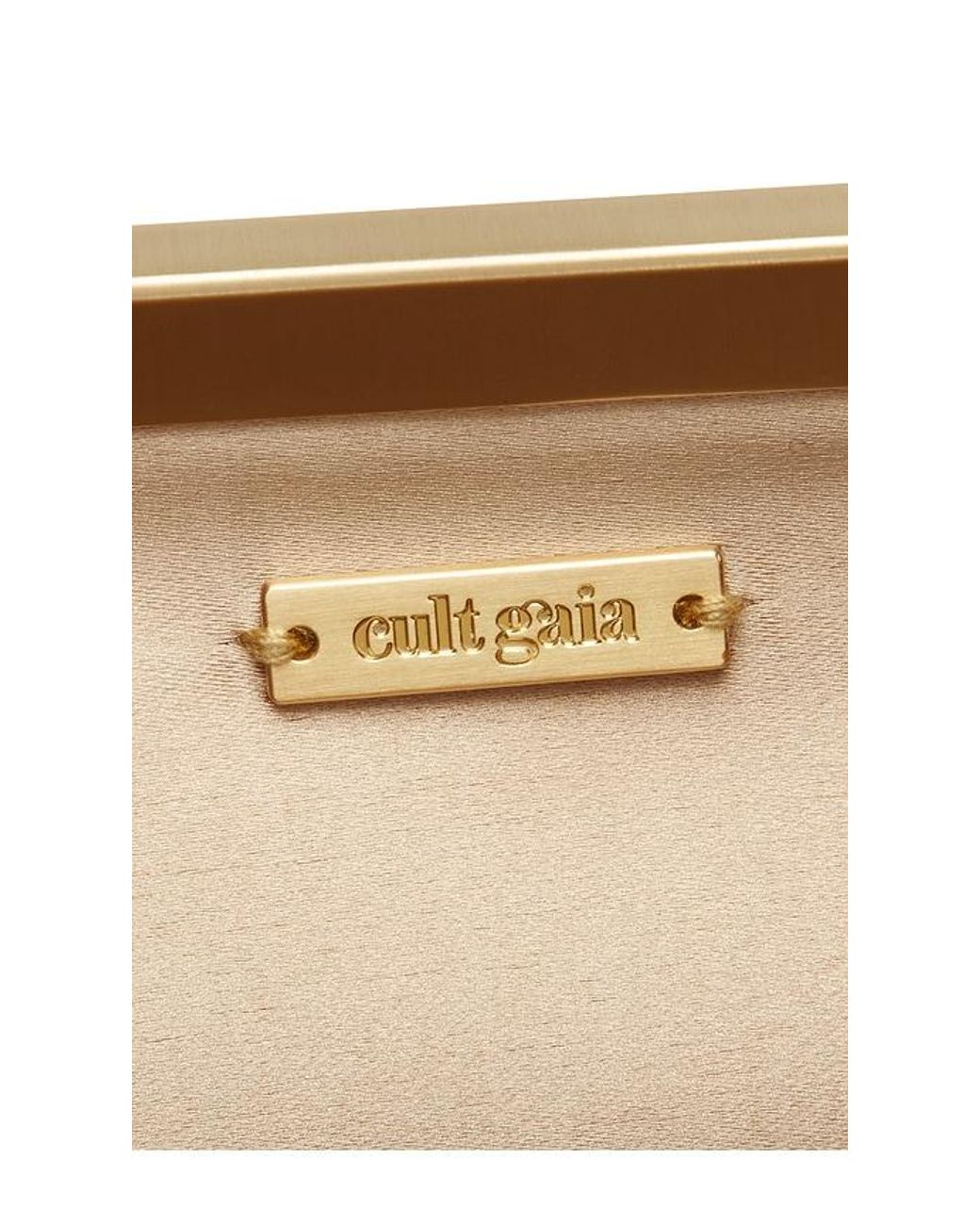 Cult Gaia White Felice Clutch