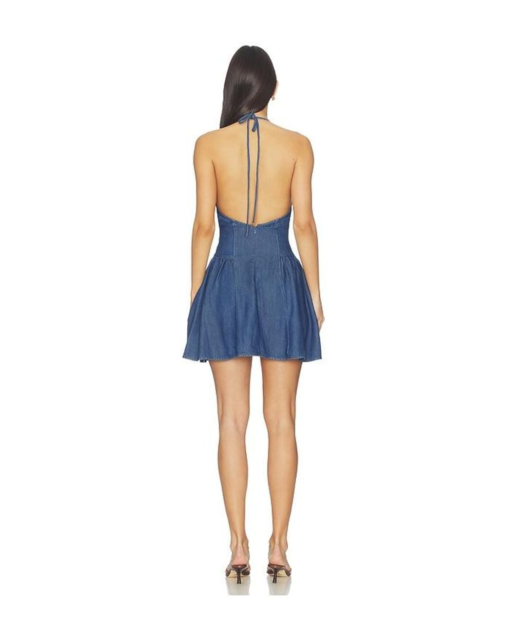 Lovers + Friends Blue Kennet Mini Dress
