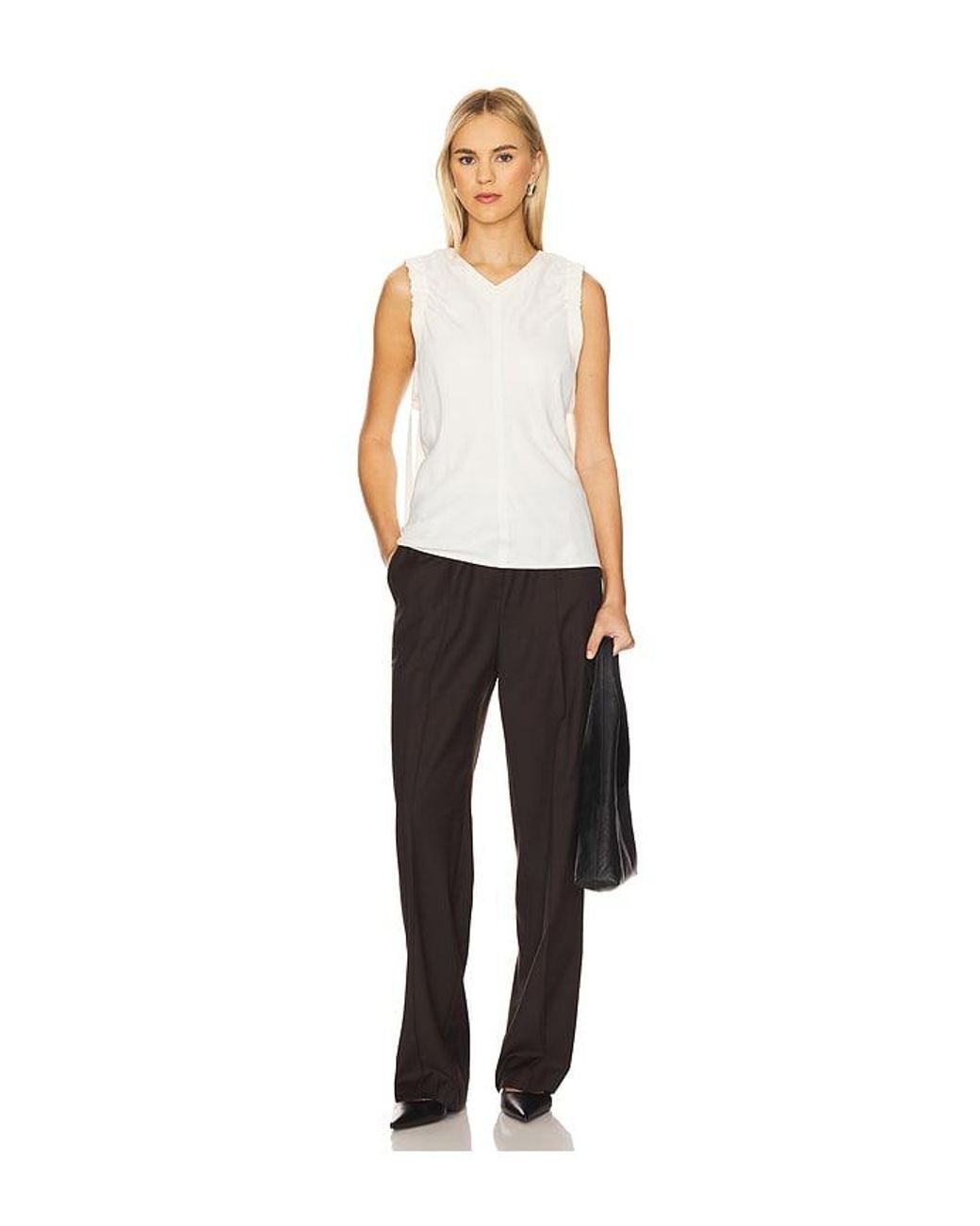 Helmut Lang Black Relaxed Cargo Trouser