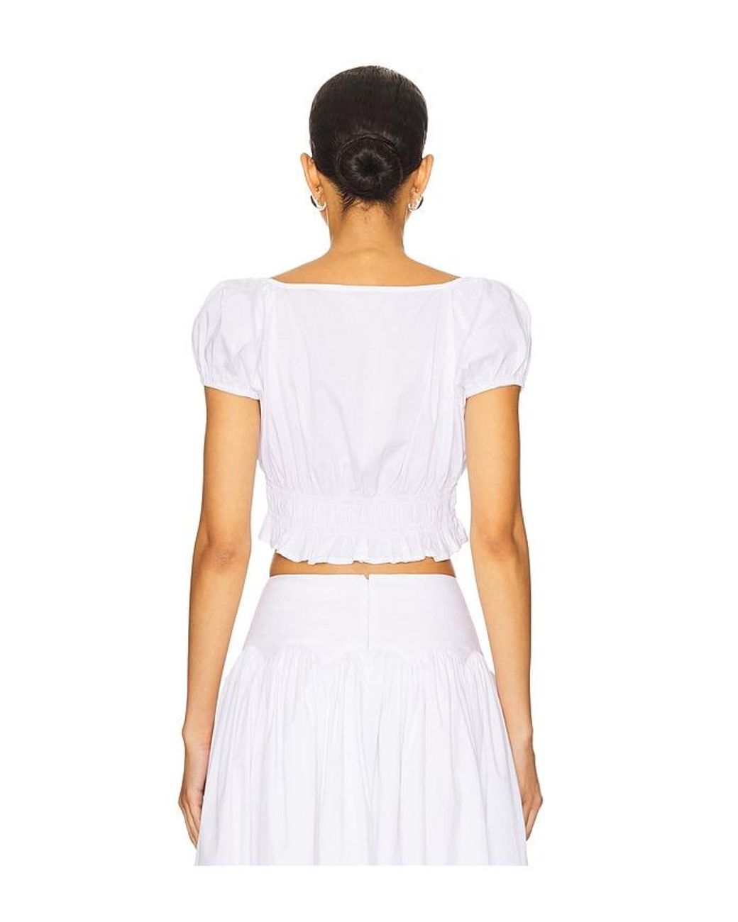 LPA White Brigette Top