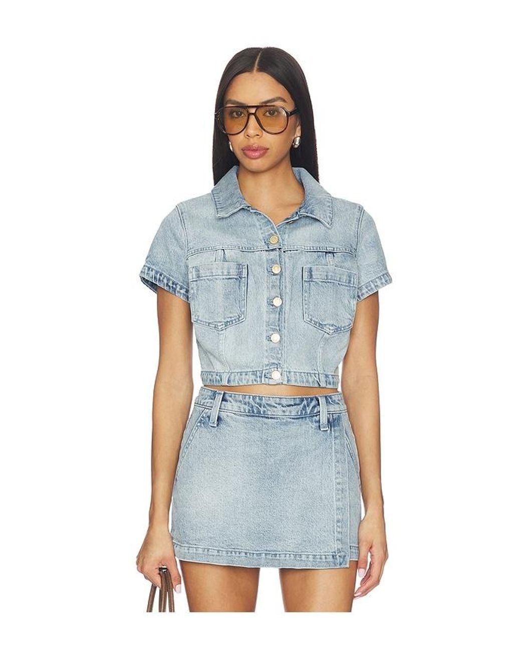 Show Me Your Mumu Blue Monroe Top