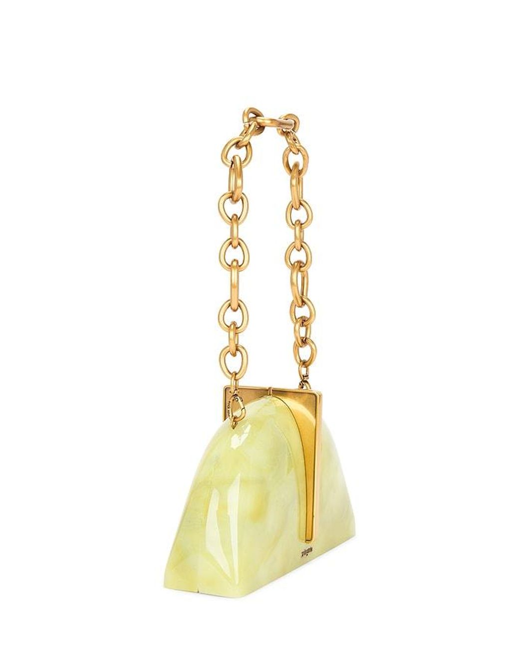 Cult Gaia Yellow Laguna Clutch