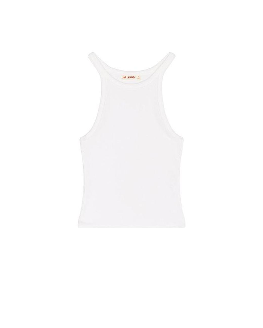 GRLFRND Blue Cropped Racer Tank