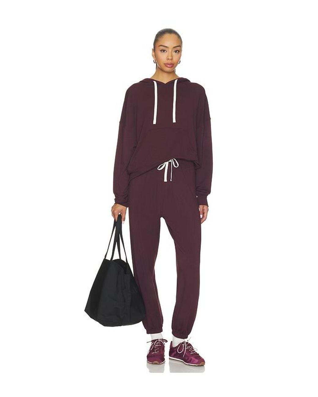 Splits59 Purple Andie Oversized Sweatpant
