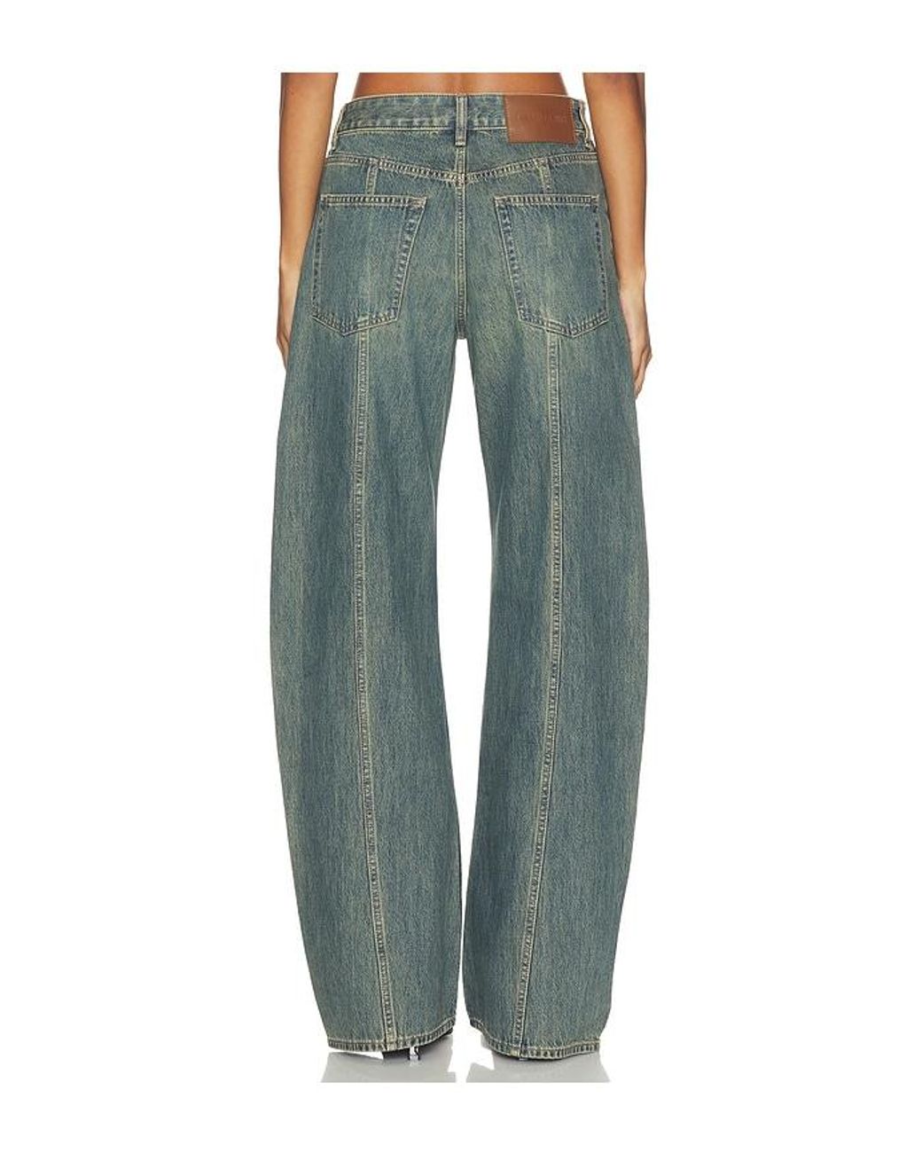 Helmut Lang Green Relaxed Bootcut Leg