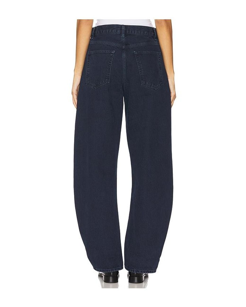 FRAME Blue The Bubble Jeans