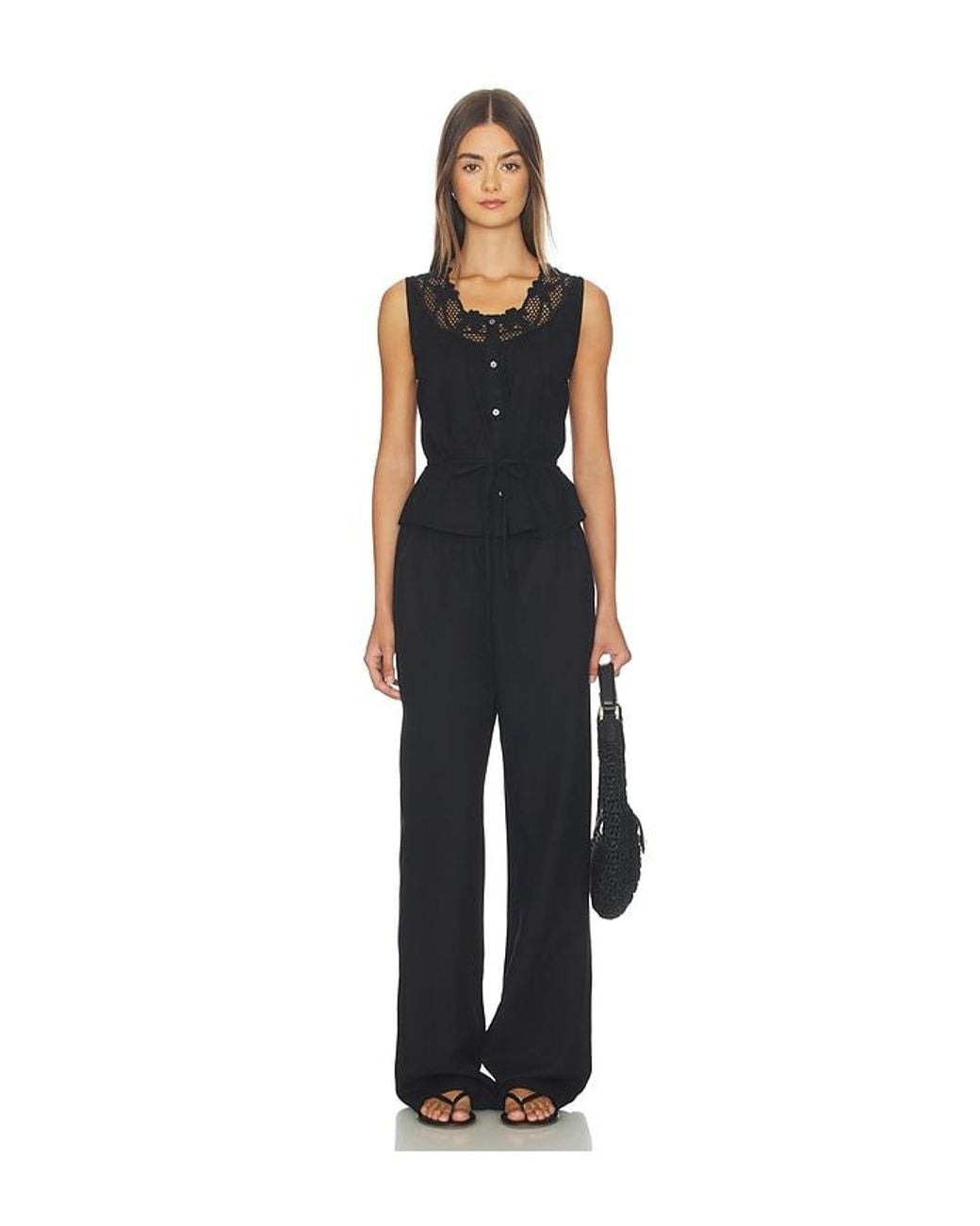 Rails Black Leilani Top