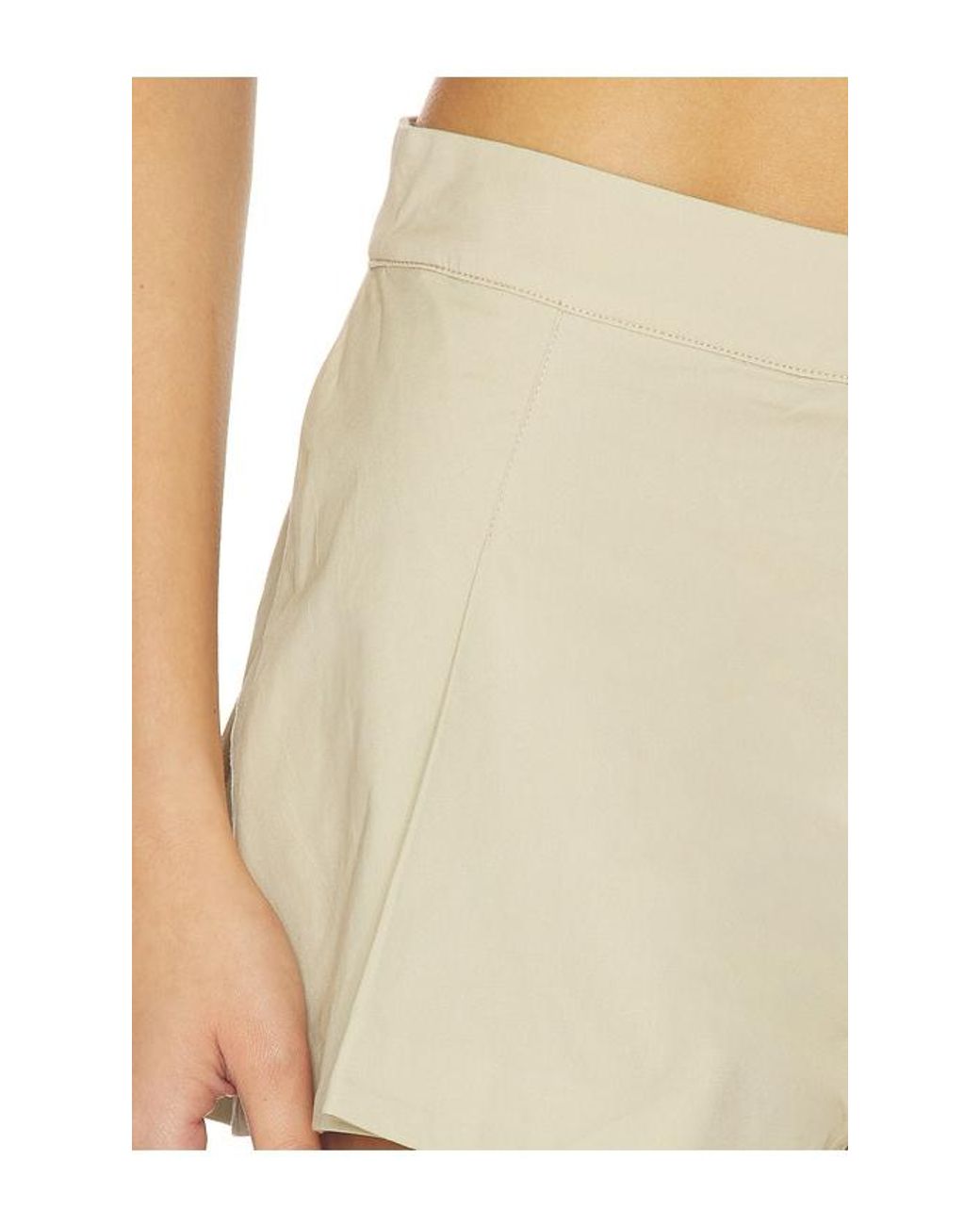 Lovers + Friends White Margo Poplin Short