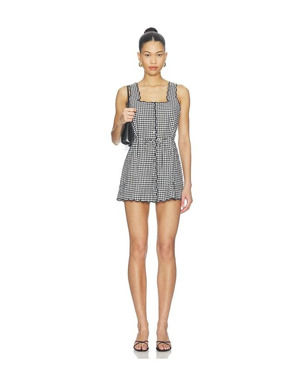 Montce Black Scalloped Betsie Dress