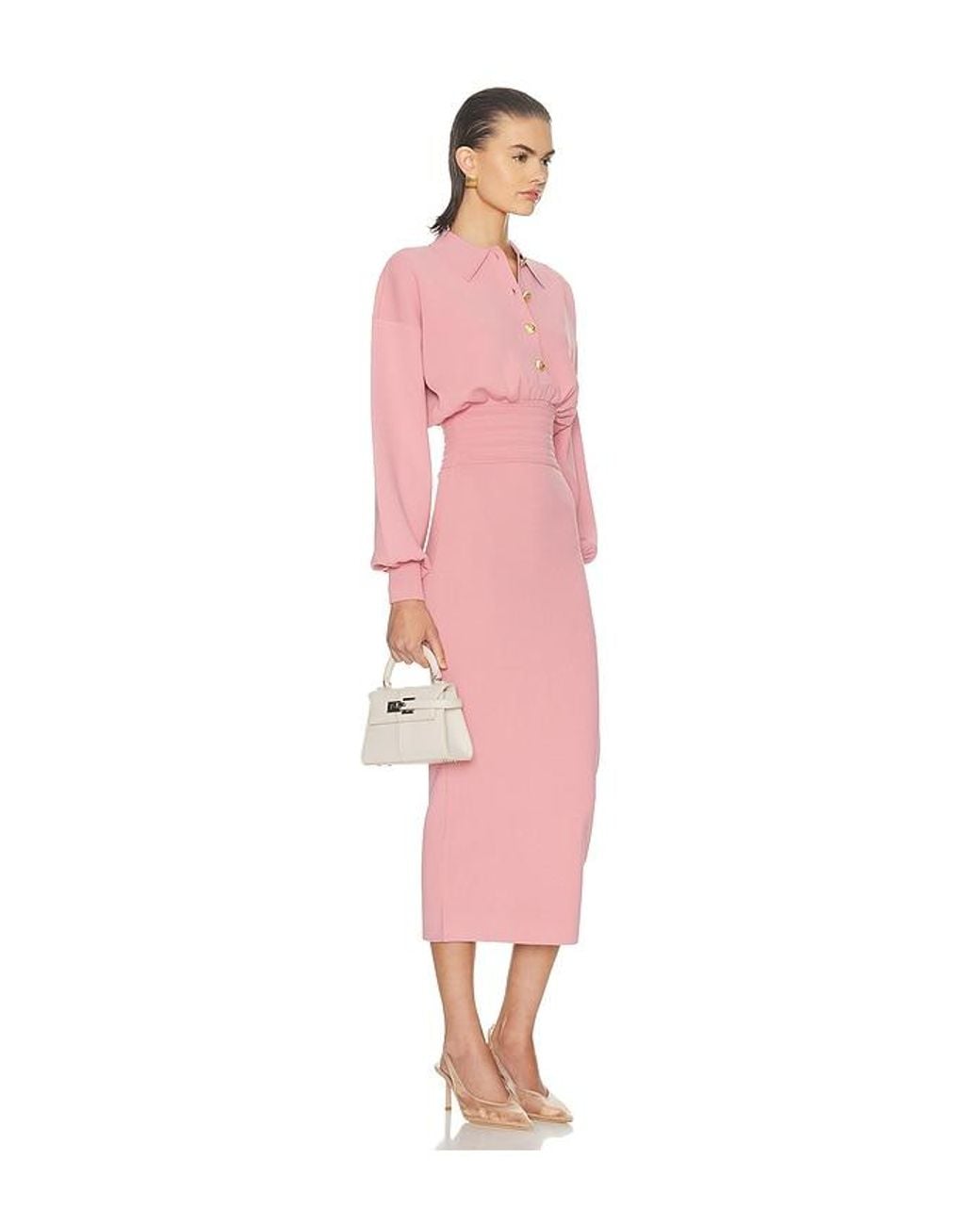 Helsa Pink Hildie Polo Dress