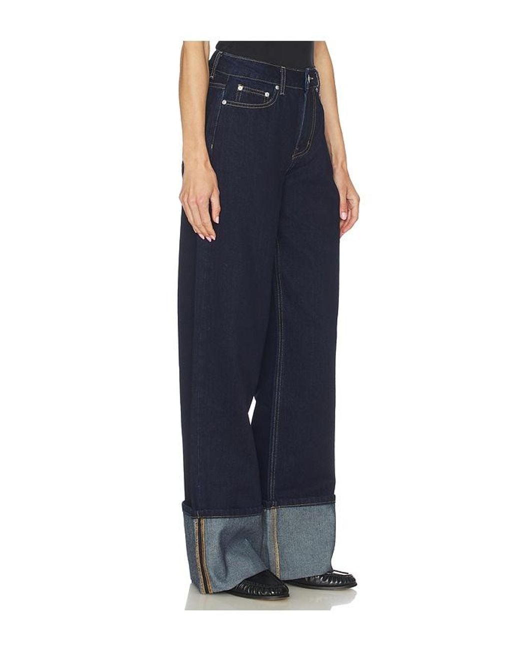 superdown Blue Misa Cuffed Jean
