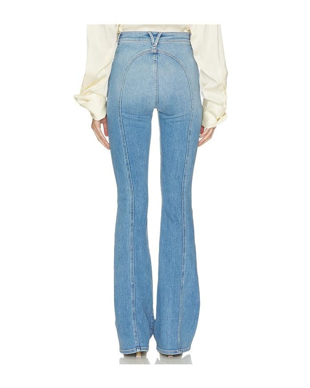 Veronica Beard Blue Beverly High Rise Skinny Flare Jean