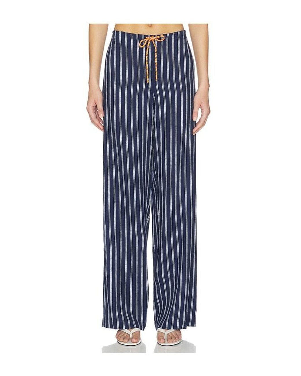 The Upside Blue Belize Charli Drawstring Pant
