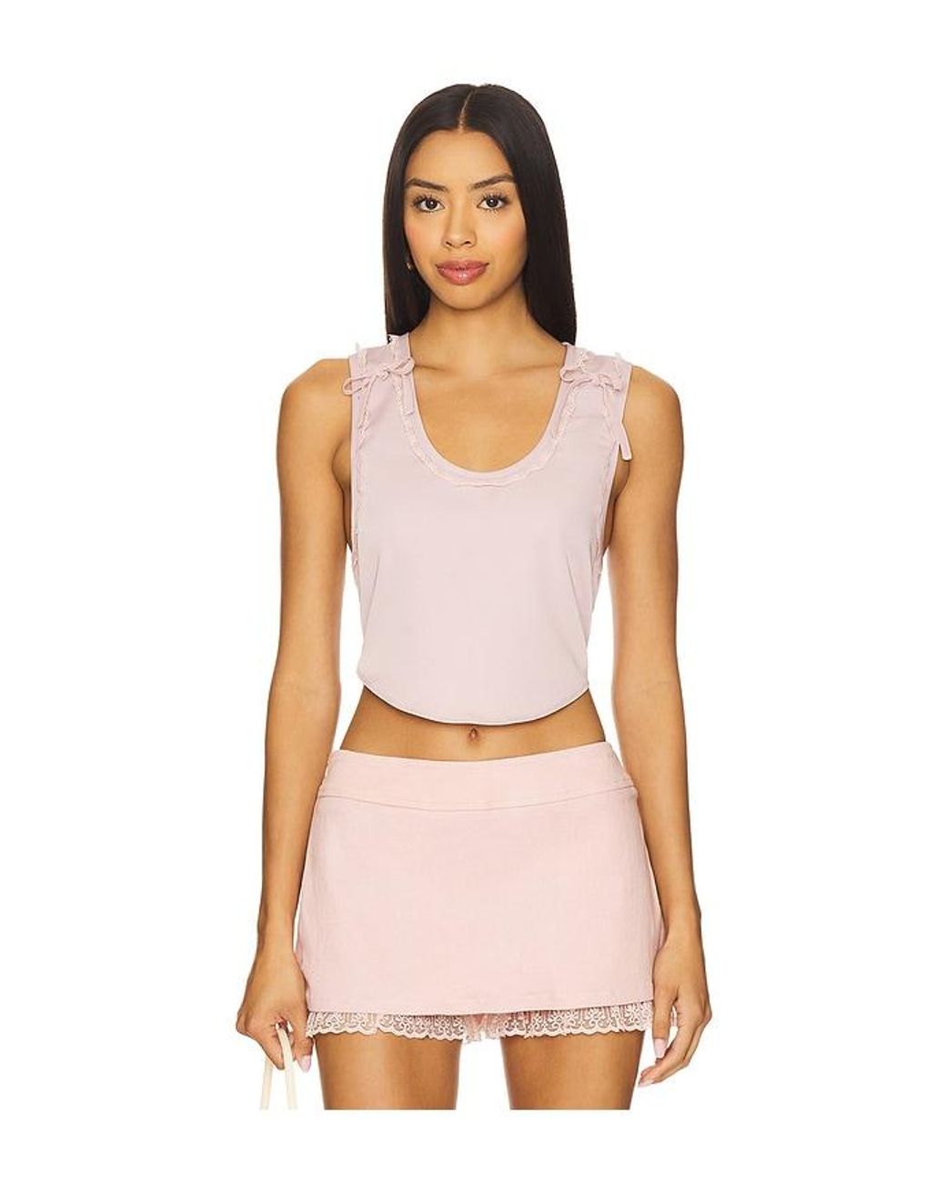 Amelie Teje Pink Cruz Cami