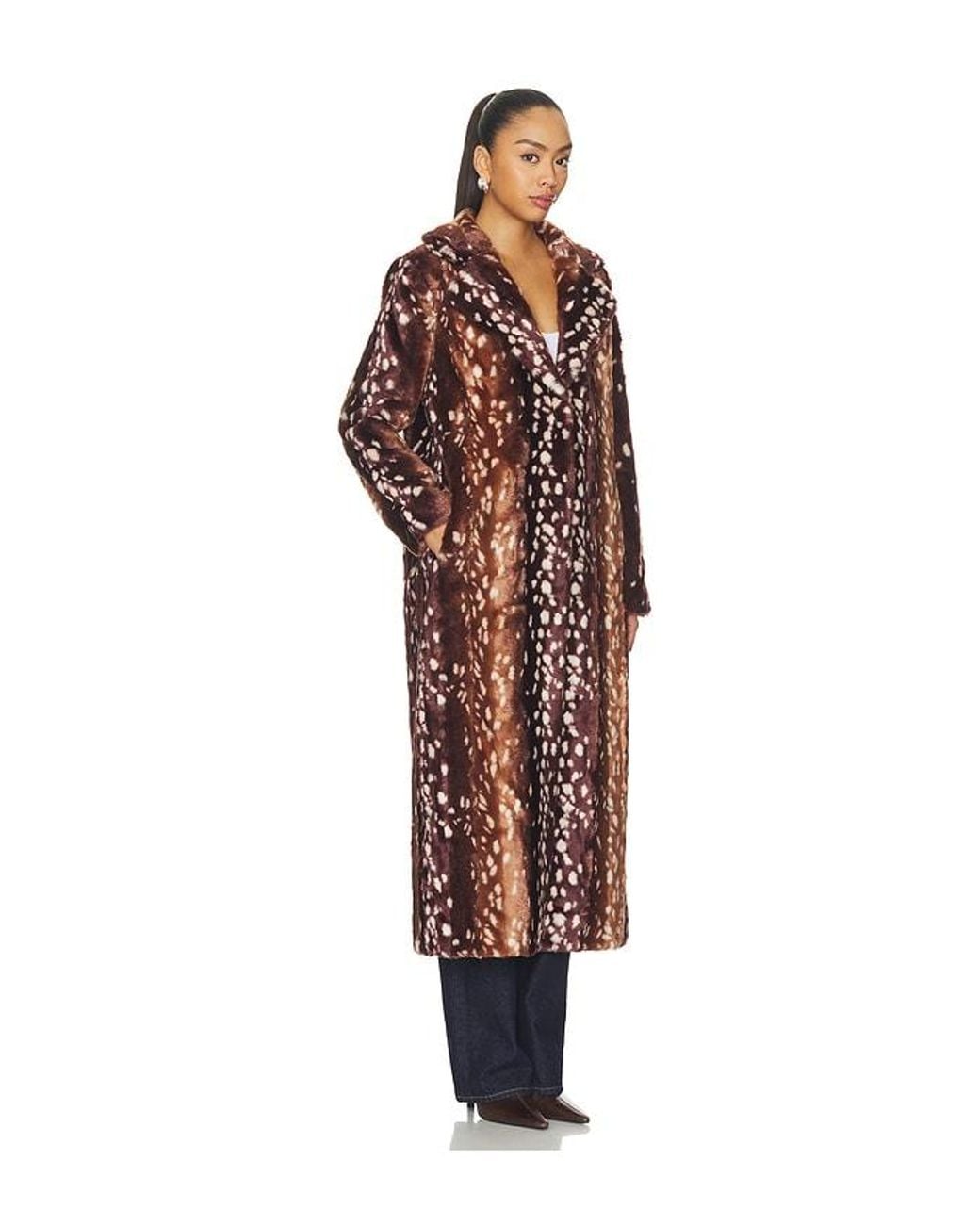 Unreal Fur Multicolor Sami Faux Fur Coat