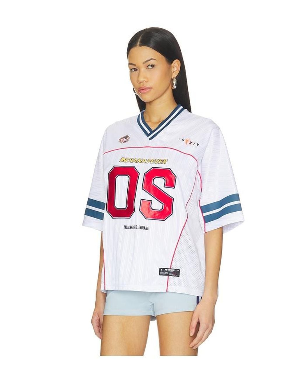 OFF SEASON White Indiana Fever Boxy Top