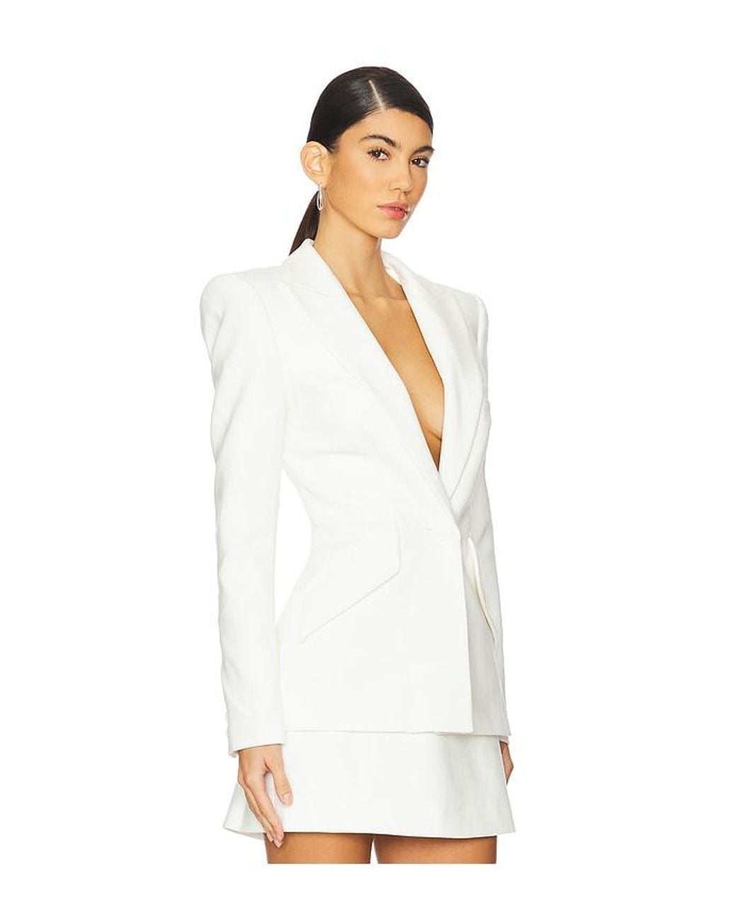 Sans Faff White Sloan Structured Blazer
