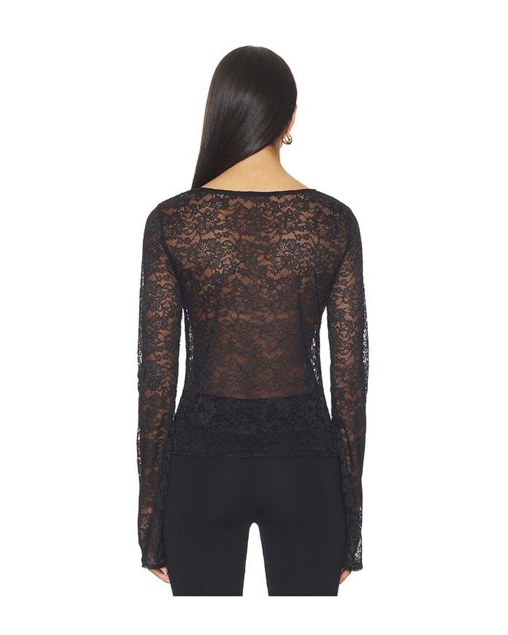 Lamarque Black Amelia Top