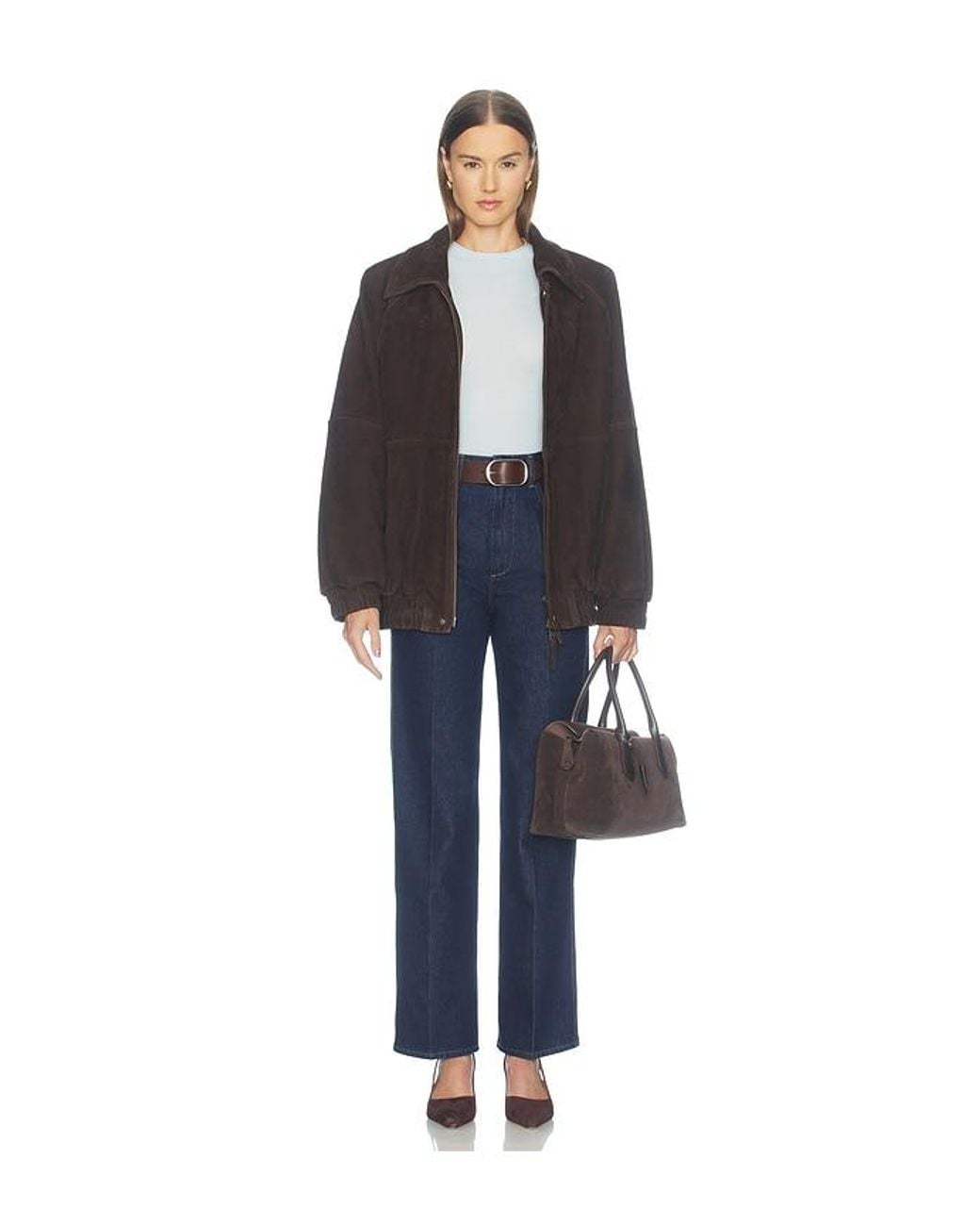 Agolde Blue Multineedle Morgan Jean