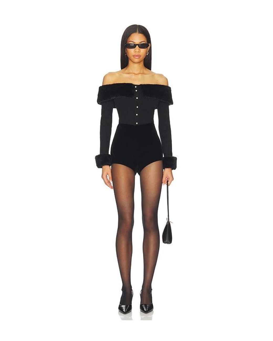 Astr Black Tabathia Sweater