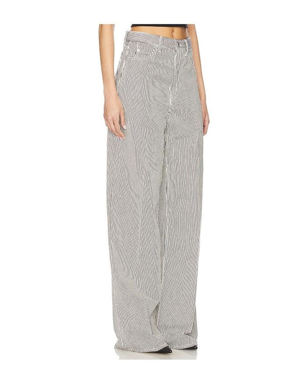 GRLFRND Gray Rey High Rise Wide Jeans