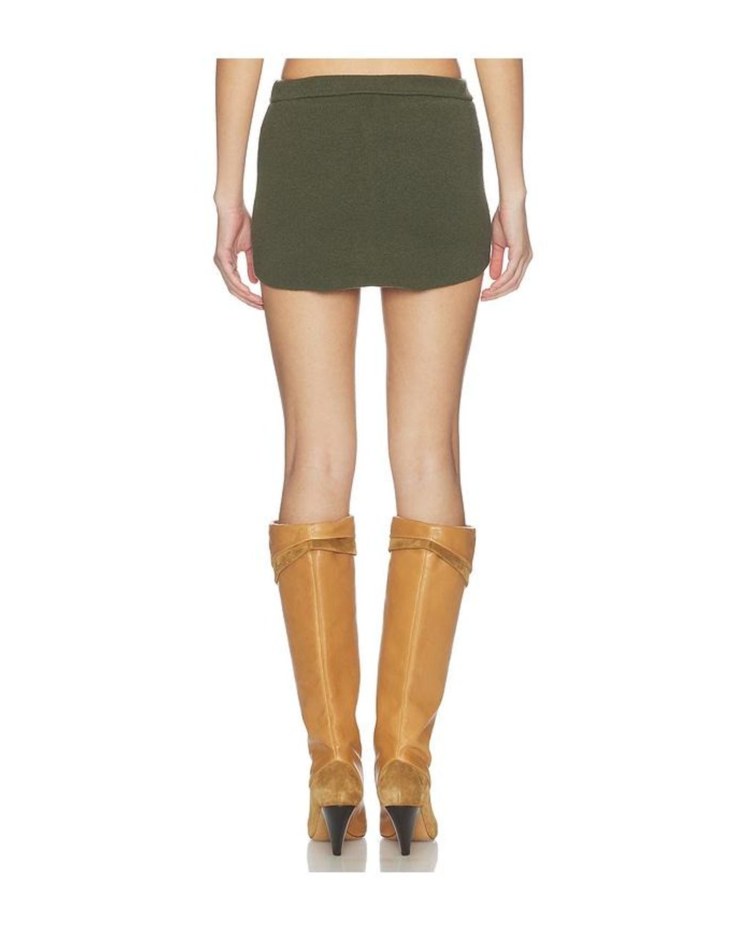 Frankie's Bikinis Green Marialla Cloud Knit Skort