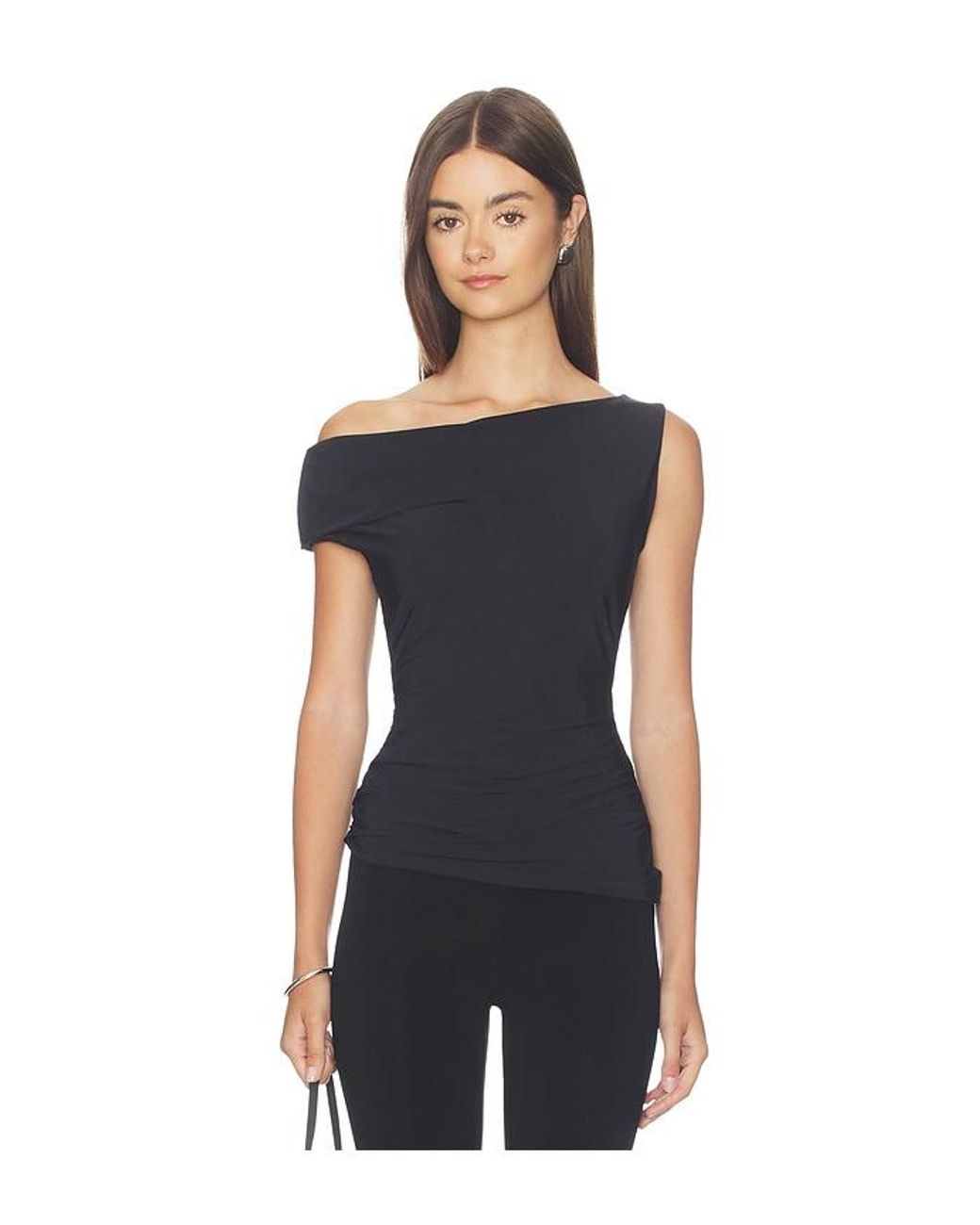 Agolde Black Carlin Top