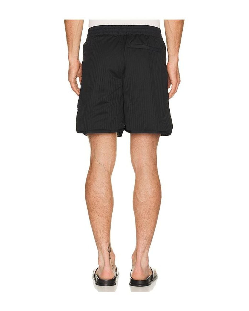 Filling Pieces Black Resort Mesh Short for men
