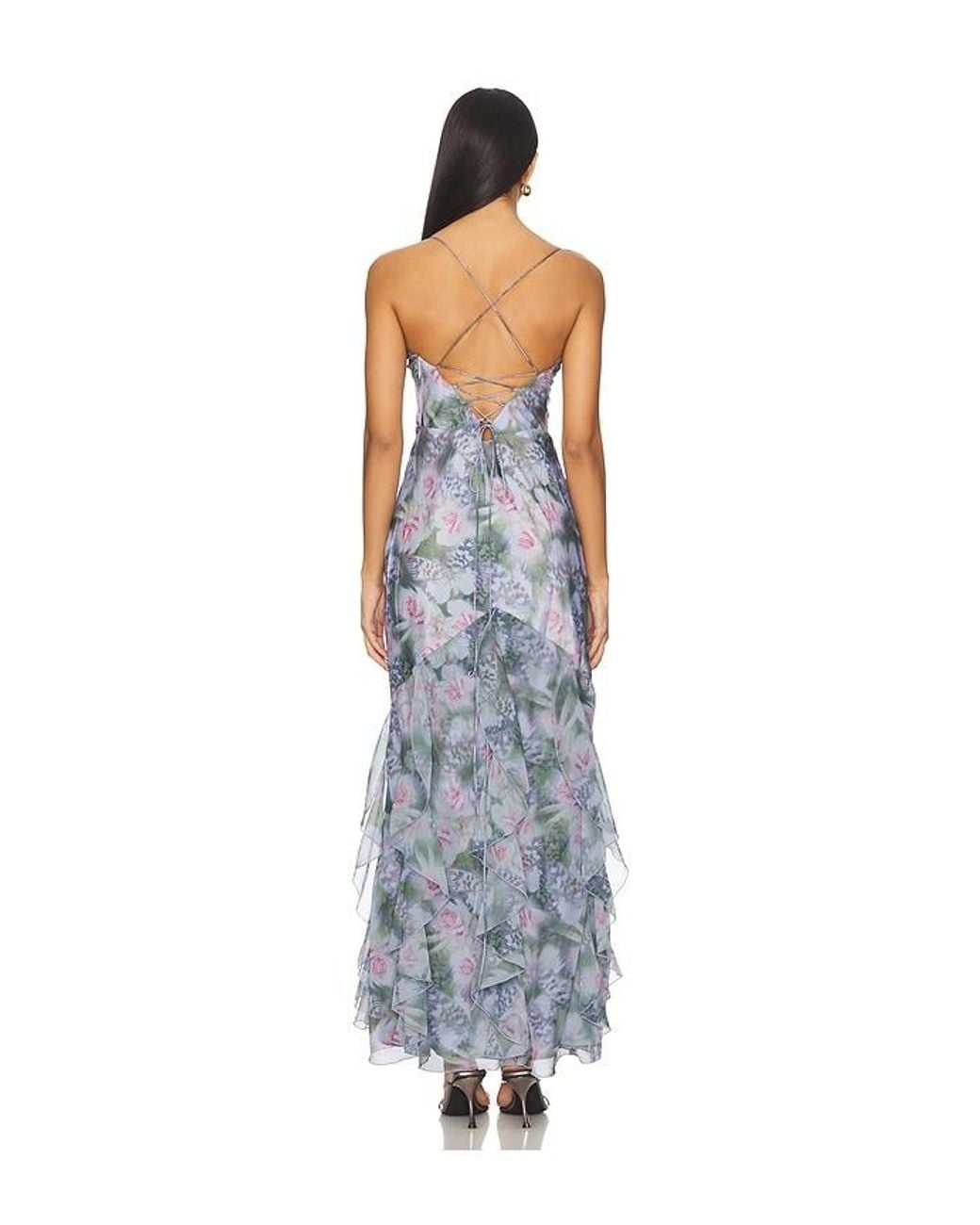 For Love & Lemons White Elea Maxi Dress