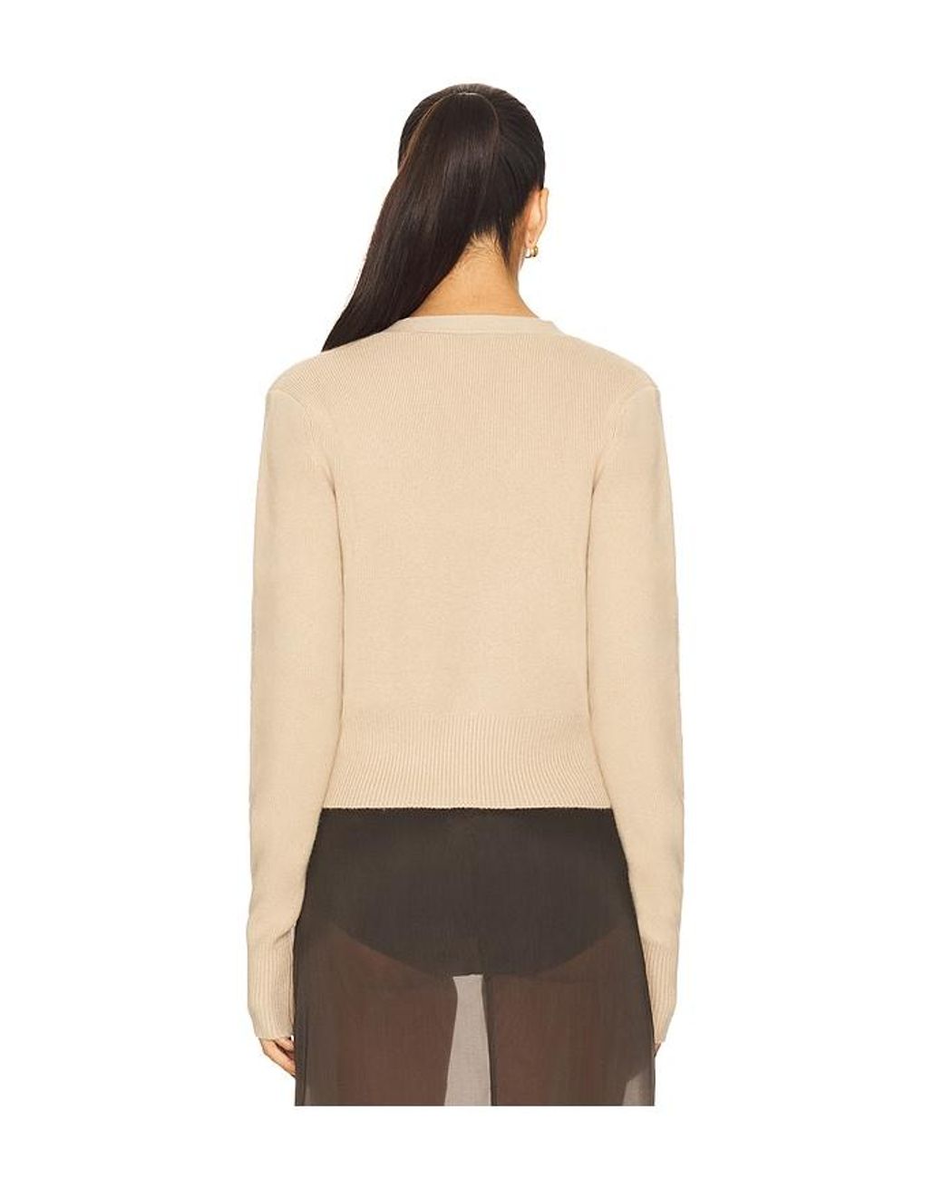 GUIZIO Natural X Revolve Camelie Cardigan