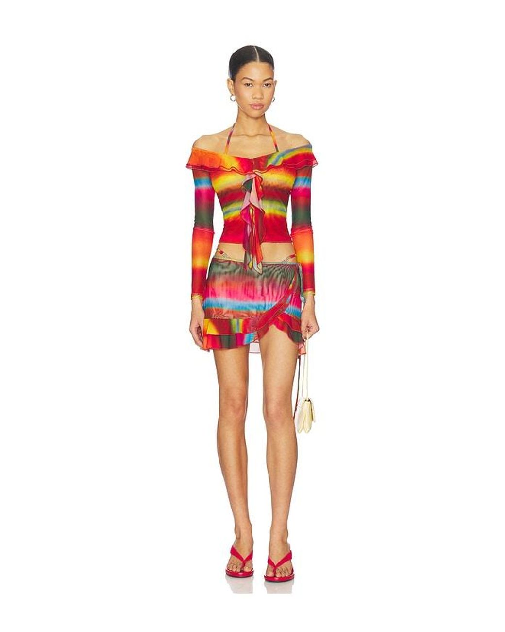 I.AM.GIA Red Mariska Top