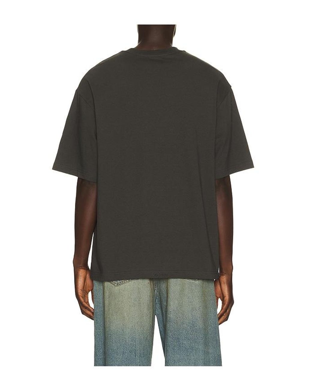we11done Black Punk Teddy T-Shirt for men