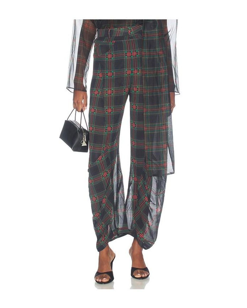 Bronx and Banco Black Organza Pant