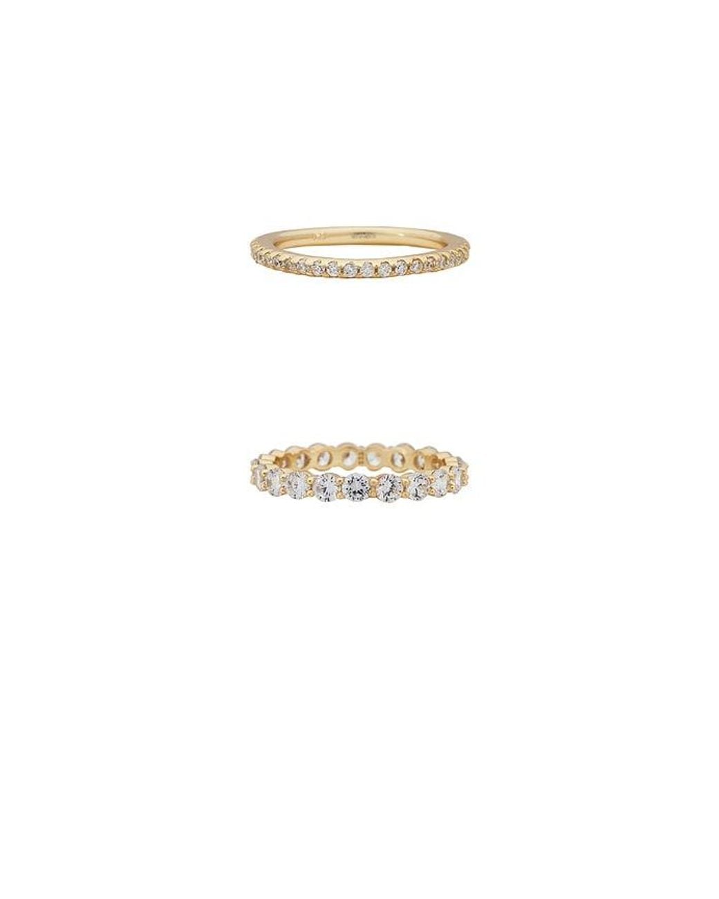 Shashi White Ring-Set Vroom