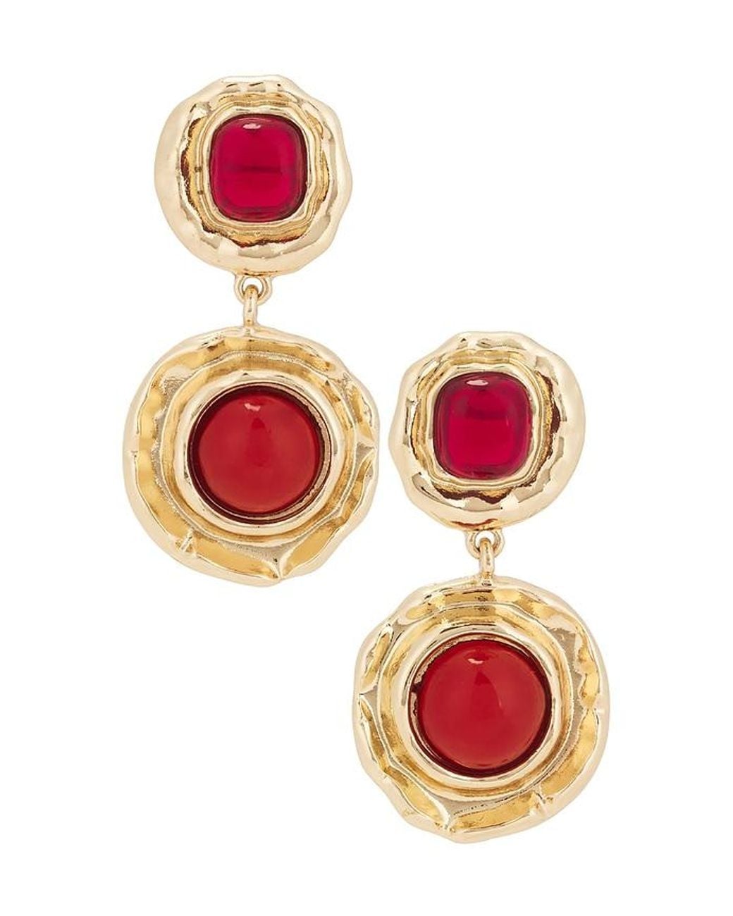 petit moments Red Pica Earrings