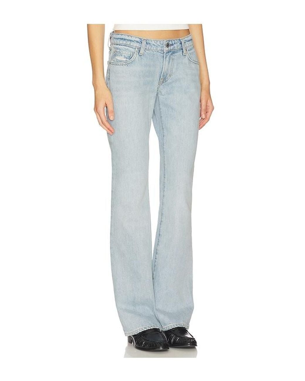 GRLFRND Blue Serena Low Rise Boot