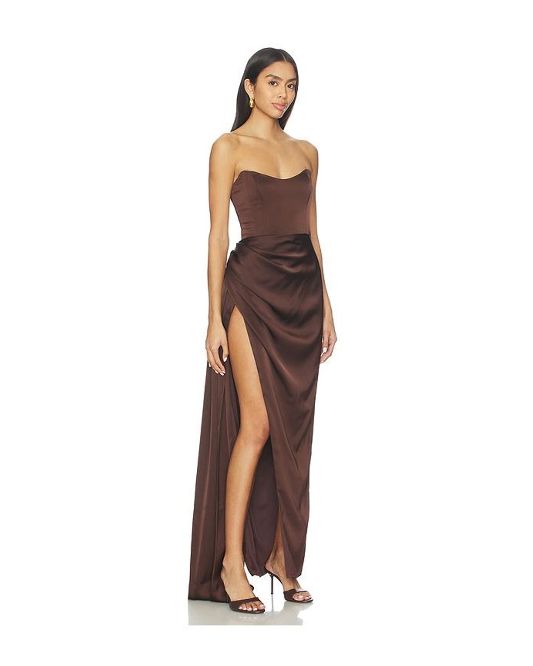 Katie May Brown Kleid Bita