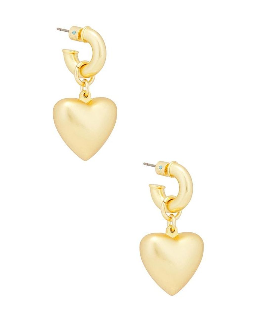 Roxanne Assoulin Metallic The Puffy Heart Earrings