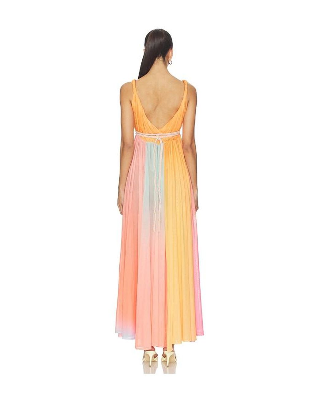 Leslie Amon White Fairy Mesh Dress
