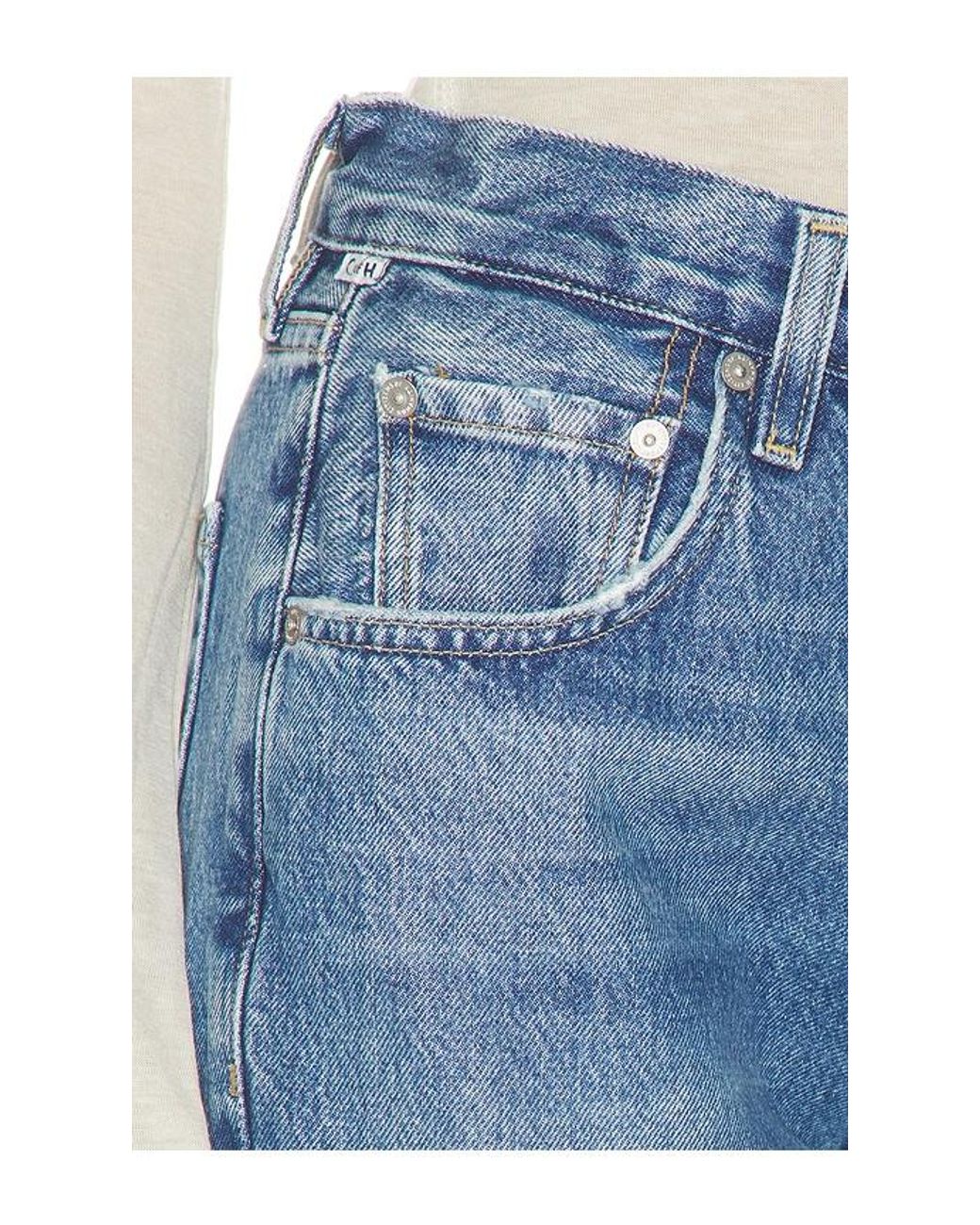 Citizens of Humanity Blue 90S French High Rise Straight